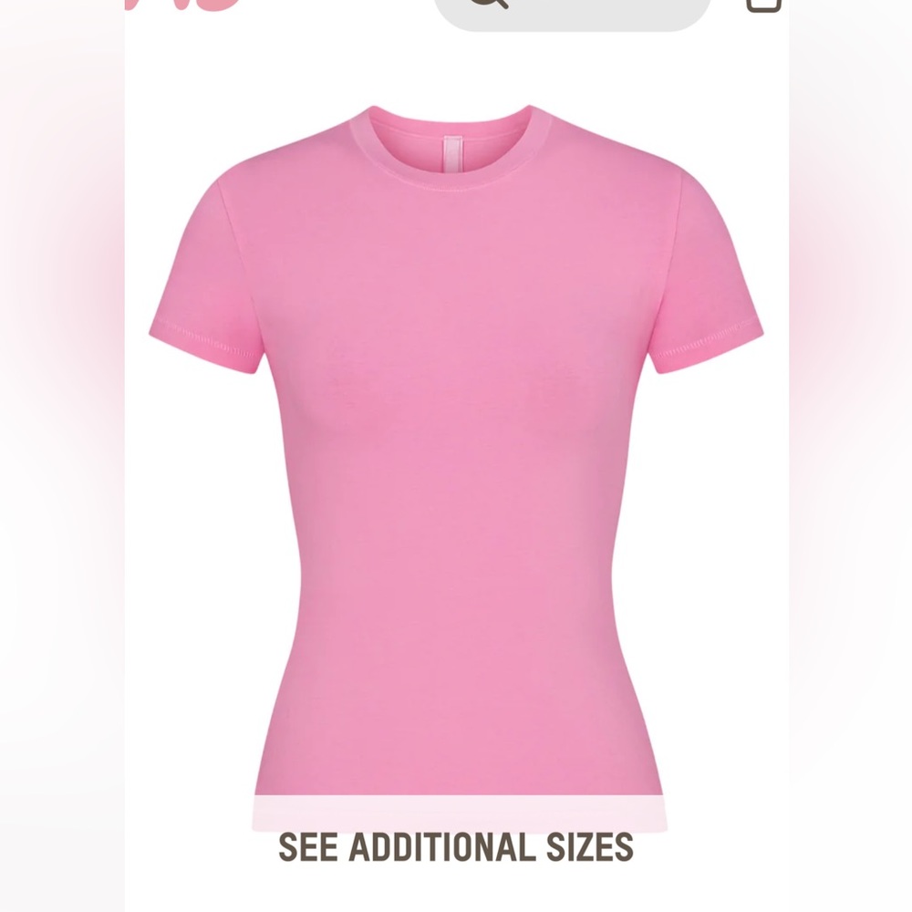 Skims bubblegum pink new vintage tee